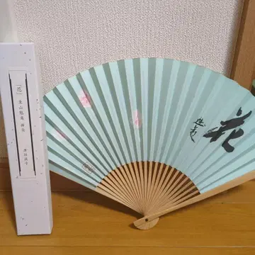 히가시야마 카이이 '꽃' 부채 가라사도지