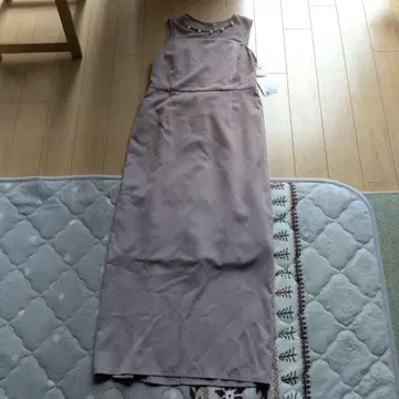 그레이지 슬리브리스 롱 원피스 M