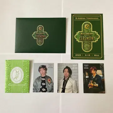 Mrs.GREENAPPLE CEREMONY 엽서 포토 카드 3장