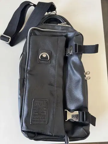 슬림 블랙 숄더백