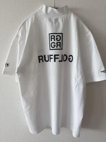 RUFFLOG SQUARE LOGO MOCK NECK L 사이즈
