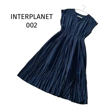 인터플래닛 INTERPLANET 롱 원피스 여름 허리밴딩