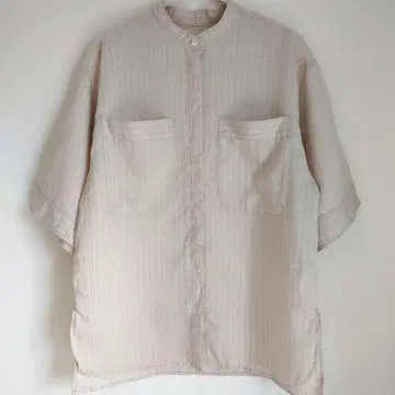 Spick & Span 빅 실루엣 스트라이프 셔츠