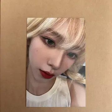 aespa 카리나 트레이딩 카드 spicy 워너 혜택