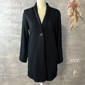 새상품 MICALLE MICALLE 베이지 속기모 자켓 코트
