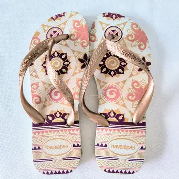 미사용 새상품 하와이아나스 Havaianas 여성용 비치 샌들