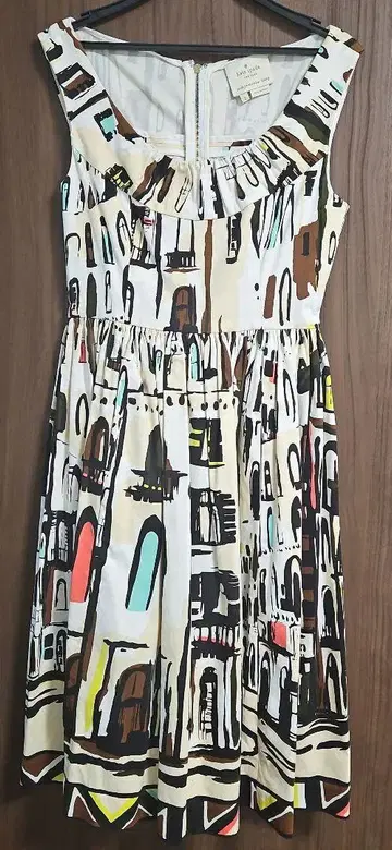 kate spade 아트 프린트 슬리브리스 원피스 사이즈 2