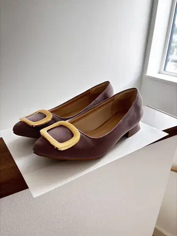 MUMU & CO. 퍼플 플랫 슈즈 M