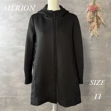 MERION 메리온 라이트 써모 코트 블랙 빅 사이즈 11 후드