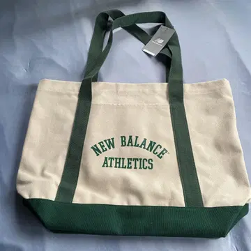 New Balance 토트백 베이지/그린