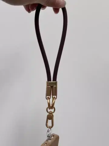 버건디 실리콘 넥스트랩
