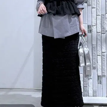 LEPSIM 렙심 자카드 내로우 스커트