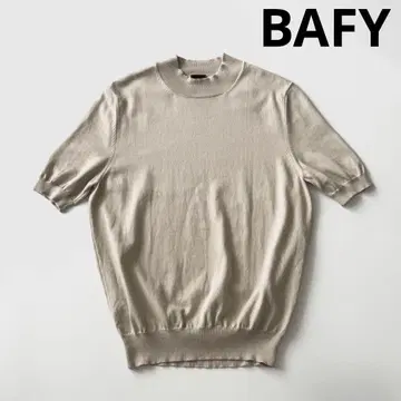 BAFY 바피 하이 게이지 코튼 모크넥 니트 스웨터