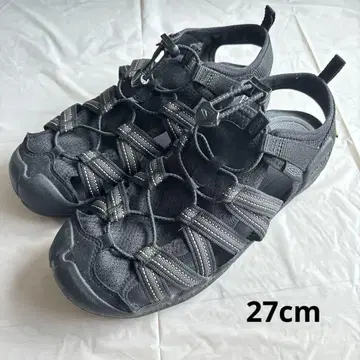 KEEN 드리프트 크릭 샌들 27cm 블랙 남성용 아웃도어