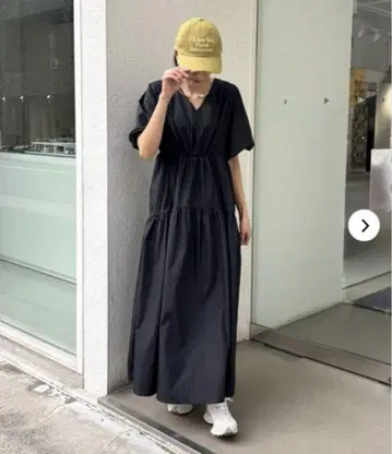티티베이트 드로스트 개더 티어드 원피스