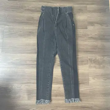 mamekurogouchi 마메쿠로구치 데님 블랙 프린지