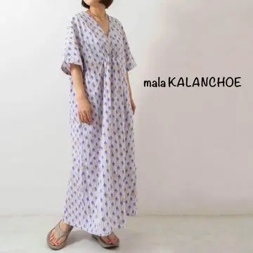 새상품급 mala KALANCHOE 포플린 스트라이프 패턴 롱 원피스