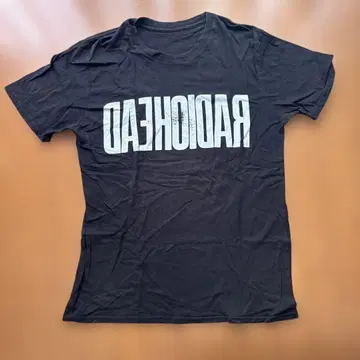 RADIOHEAD 프린트 티셔츠 블랙