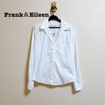 Frank&Eileen 오픈 카라 셔츠 블라우스