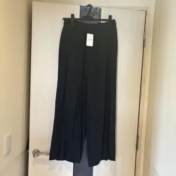 저널 스탠다드 미사용 블랙 와이드 팬츠