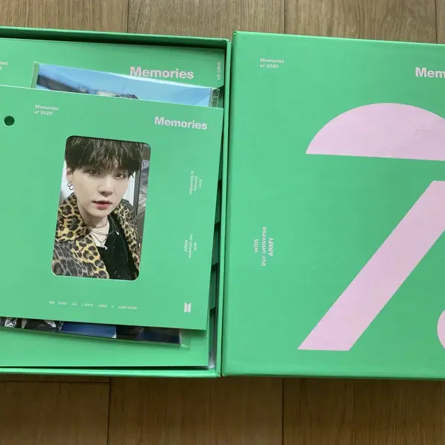 bts 메모리즈 2020 블루레이 슈가 윤기 포카