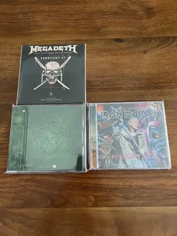Megadeth Judas Priest Iron Maiden CD 세트