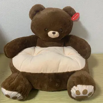 푹신푹신 곰돌이 앉은 쿠션 ver2 TAITO 한정판