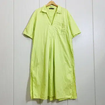 ZARA 자라 코튼 포플린 루즈핏 스키퍼 원피스