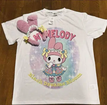 My Melody 화이트 티셔츠 2024 투어
