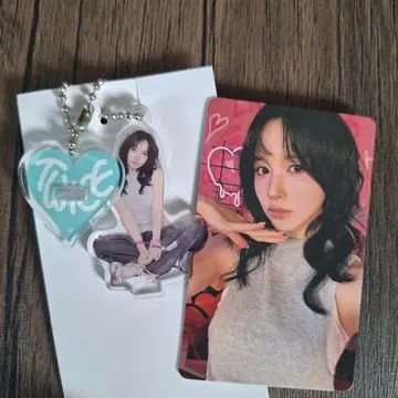 Twice 미나 랜덤 아크릴 스탠드 혜택 트레이딩 카드
