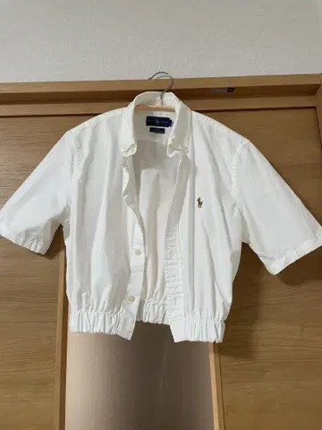 Ralph Lauren 반팔 피케 셔츠 화이트