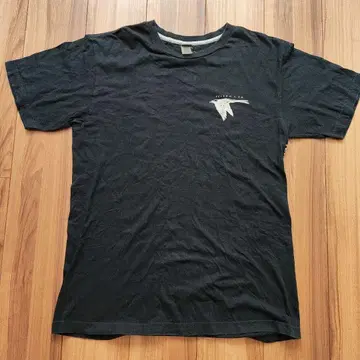 VOLCOM x KW 블랙 티셔츠 L