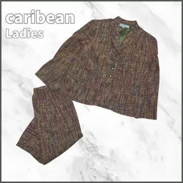caribean 수트 셋업 멀티 컬러 트위드 별도 판매 가능