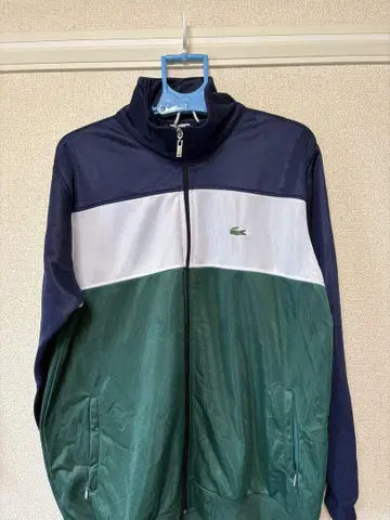 Lacoste 집업 자켓 네이비/그린