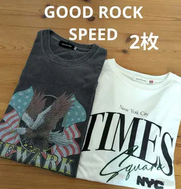 GOOD ROCK SPEED 이글 & NYCT 셔츠 2장 세트
