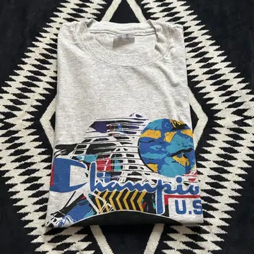 90s USA제 챔피온 싱글 스티치 헤인즈 빈티지