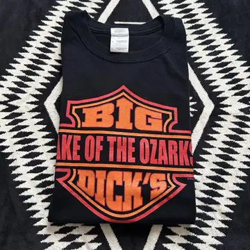 00s 빈티지 길단 파로 할리 TEE USA 블랙 90s