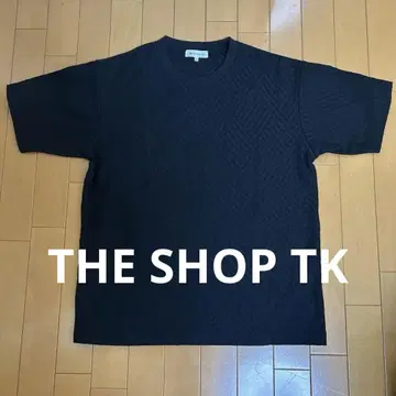 THE SHOP TK 링크스 자카드 반팔 티셔츠