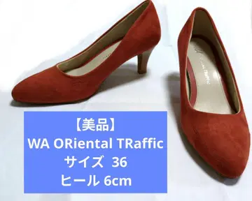 새상품급 WA ORiental TRaffic 스웨이드 스틸레토 힐