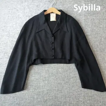 시빌라 돌먼 슬리브 오픈 카라 셔츠 아카이브 착용감 없는 새상품급
