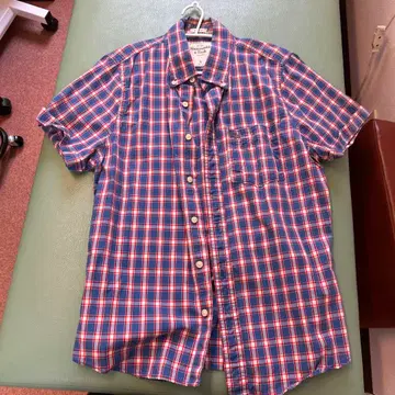 아베크롬비 남성용 반팔 오픈 셔츠