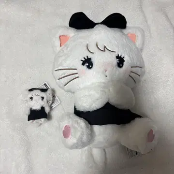 mikko BLACK RIBBON BIG 봉제 인형 마스코트 무스 2개