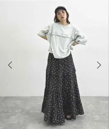 니코앤드 MORDNORMCORE 2way 천축 프릴 풀오버