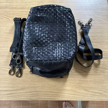 비스태프 블랙 메쉬 백팩 숄더 백 백팩