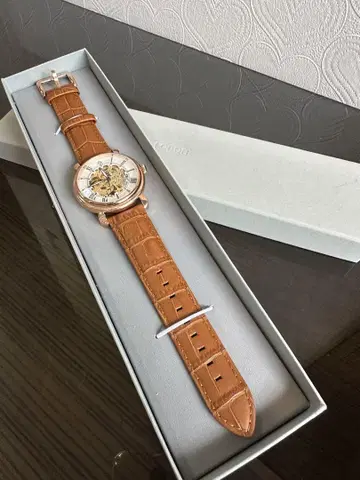 LOBOR 자동 감기 손목시계 스켈레톤