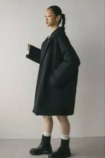 스타일 믹서기   퍼퍼 테일러 코트   블랙