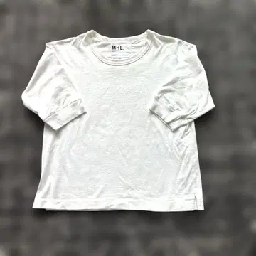 마가렛 호웰 MHL. 화이트 오분 소매 티셔츠