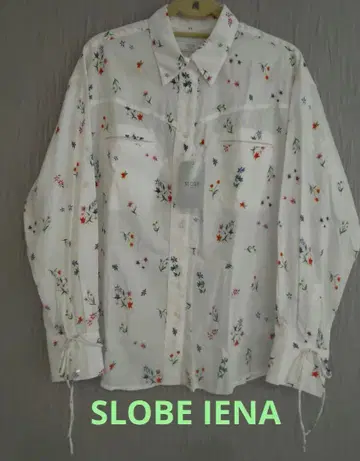 SLOBE IENA margaux/flower western 셔츠