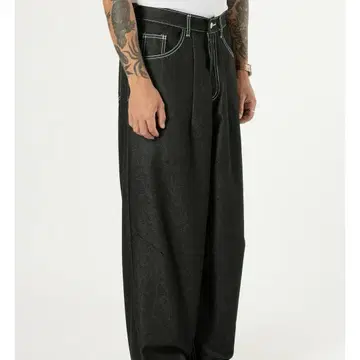 Estudio niksen Row Denim Balloon 블랙