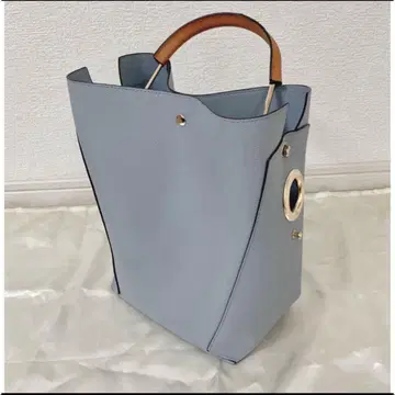 로데스코 RODE SKO 원 핸들 토트백 3way 블루 가죽
